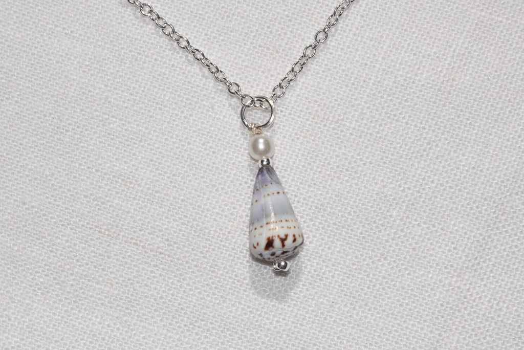 Blue Cone Shell Necklace