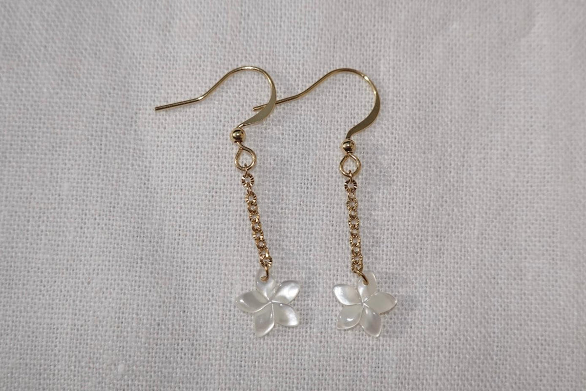 Plumeria Hangers - golden