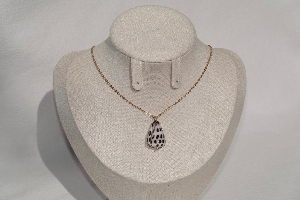 Hebrew Cone Shell Necklace ~ gold