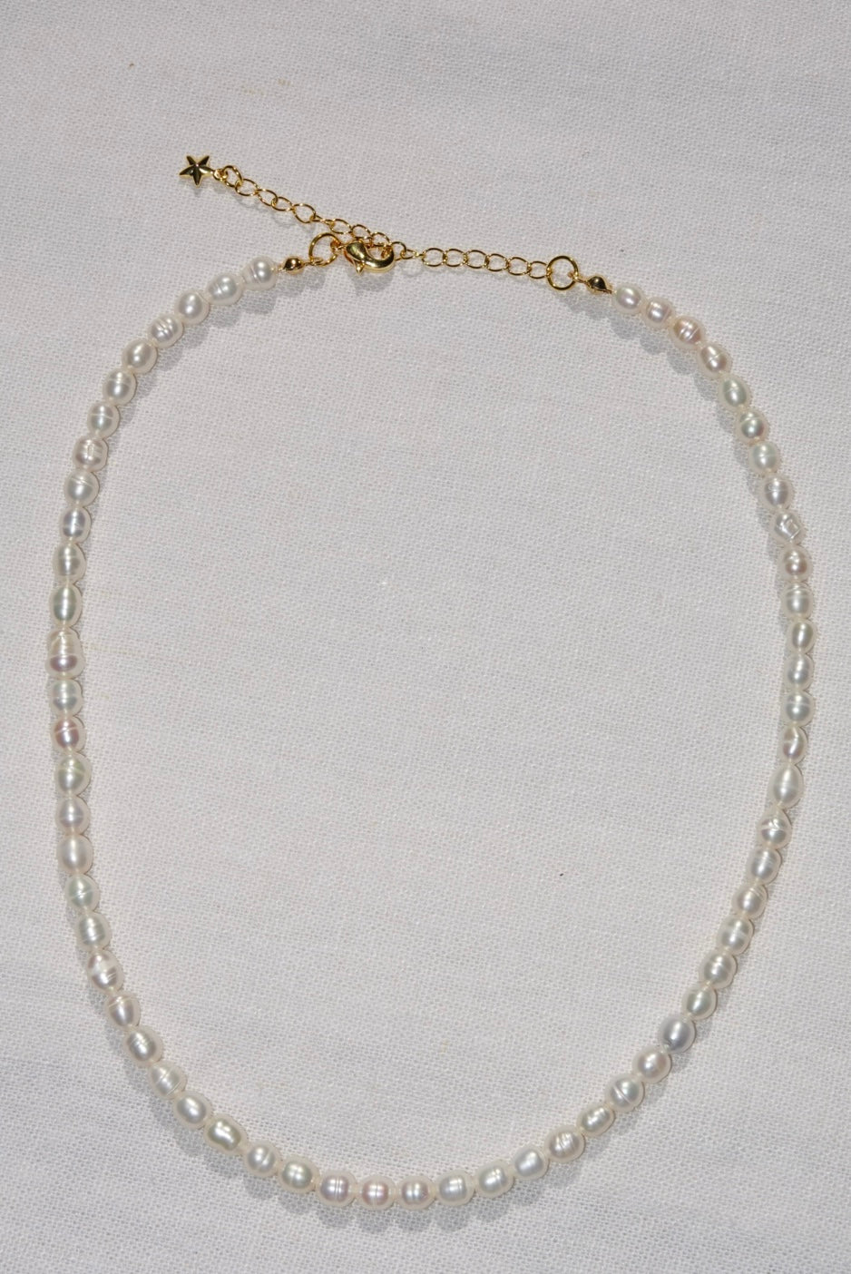 Fresh Water Pearl Necklace - gold