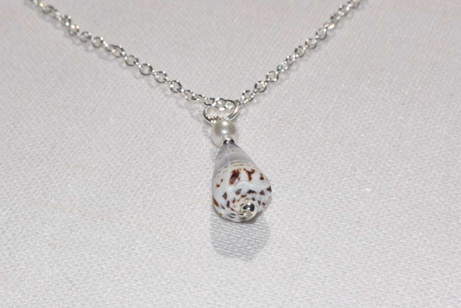 Blue Cone Shell Necklace