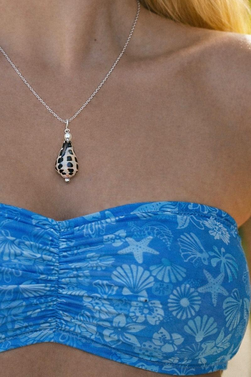 Hebrew Cone Shell Necklace ~ silber