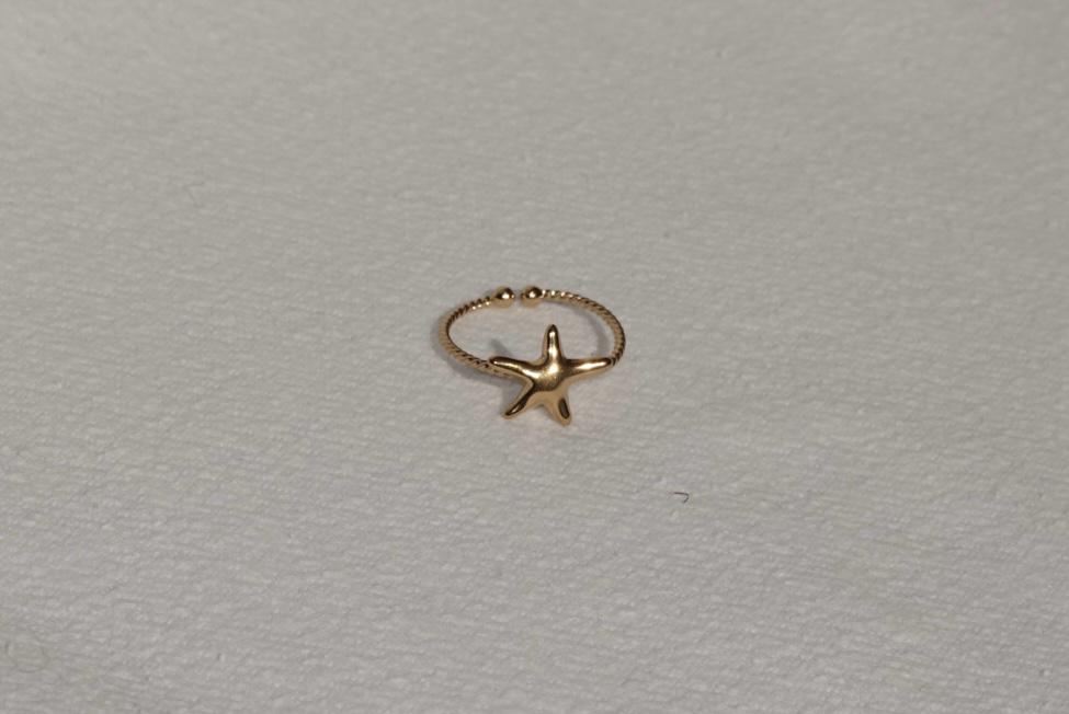 Seastar Fingerring - gold