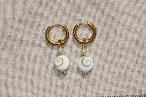 The Calypso Shiva Shell Hoops