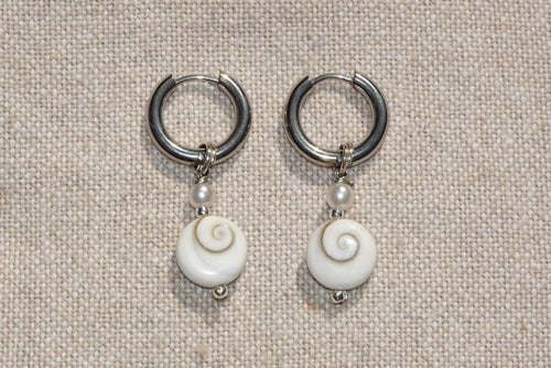 The Calypso Shiva Shell Hoops